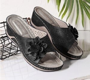 Leather Soft Footbed Orthopedic Arch-Support Sandals mysite