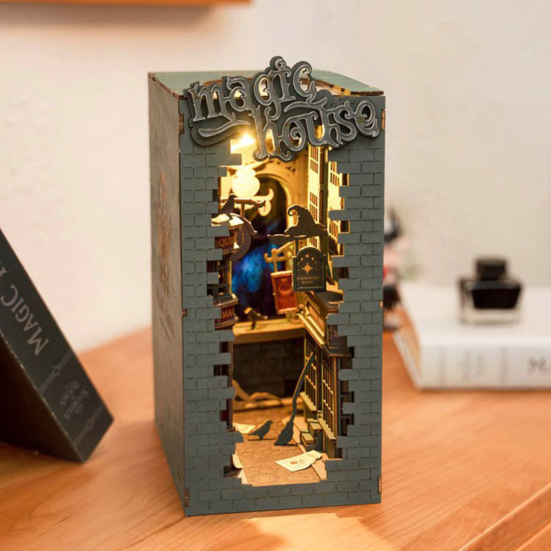 3D Wooden Book Nook Puzzle mysite