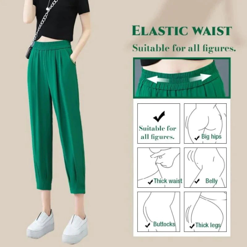 Women's Casual Cooling Straight Pants mysite