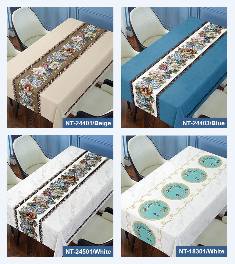 Waterproof and oil-proof embroidered tablecloth mysite