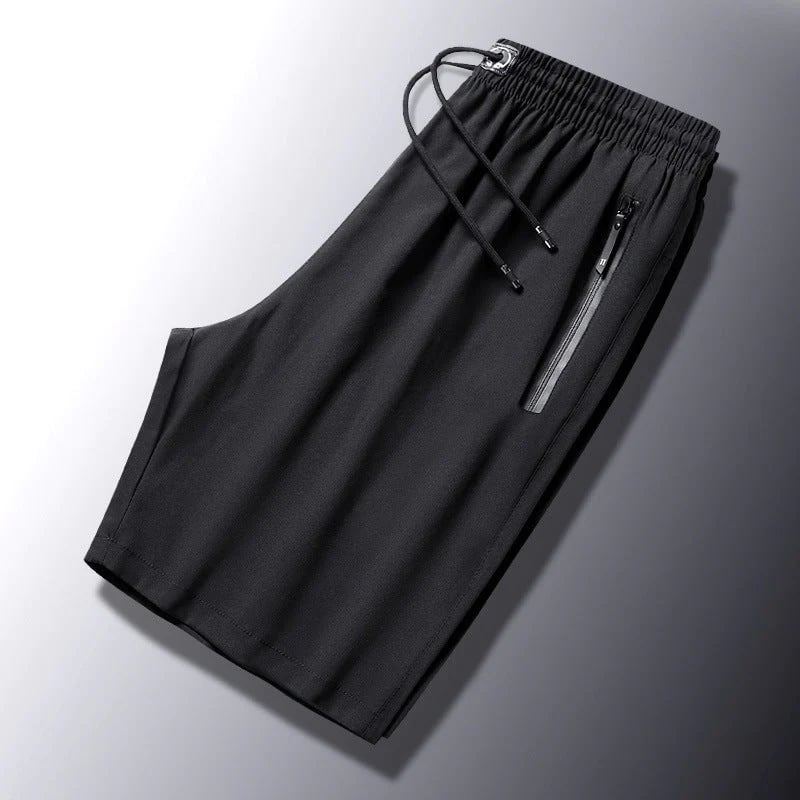 Men's Plus Size Ice Silk Stretch Shorts mysite