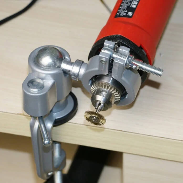 Electric Grinder Electric Drill Universal Rotating Fixed Bracket Vise Shelf
