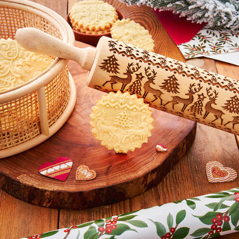 🍪Christmas Wooden Rolling Pins mysite