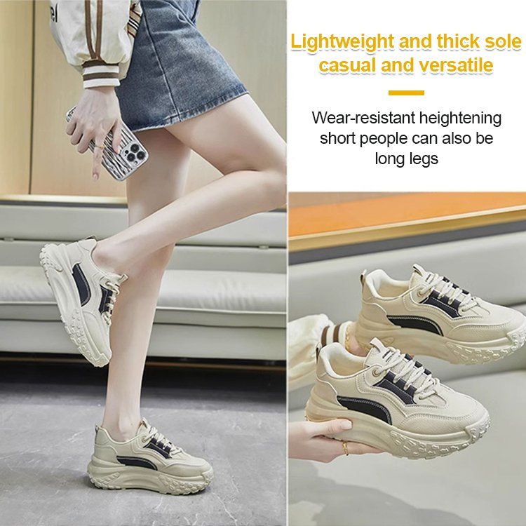 Korean Style Thick-soled Heightened Sneakers - Buy two and get free shipping! mysite